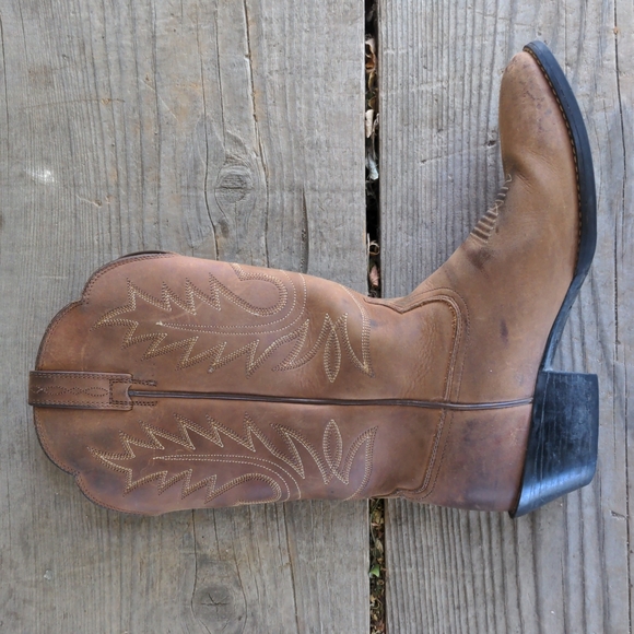 Ariat Women's Heritage Distressed Brown Western Boots Size 7B - Picture 3 of 16